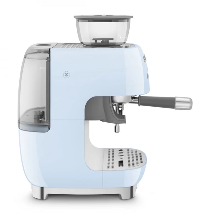 Espressor manual albastru pastel 50's Style, EGF03PBEU, Smeg