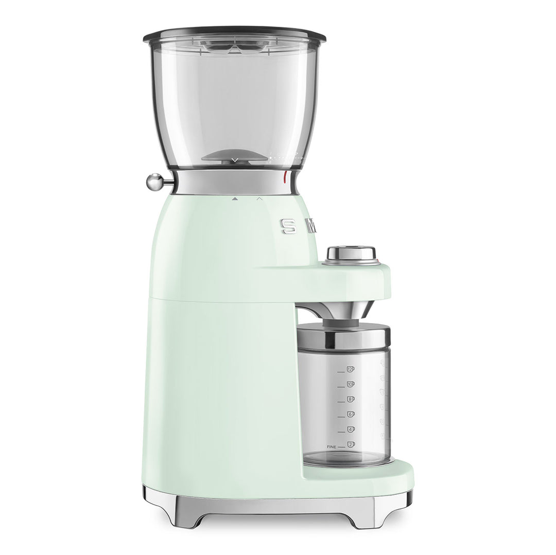 Rasnita de cafea verde smarald, CGF01PGEU, Smeg