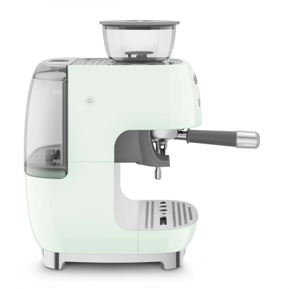 Espressor manual verde pastel 50's Style, EGF03PGEU, Smeg