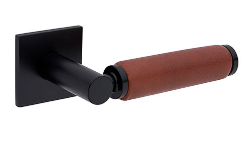 Maner usa, negru cu piele, 4200/201 5SQ, Tupai
