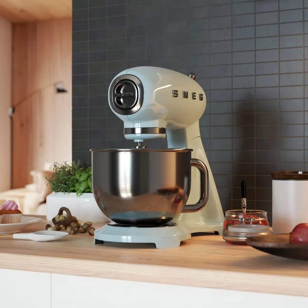 Robot de bucătărie 50's Style SMF03PBEU, Smeg