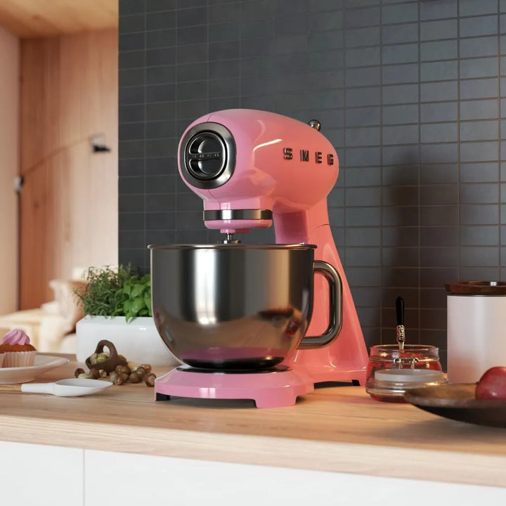 Robot de bucătărie 50's Style SMF03PKEU, Smeg