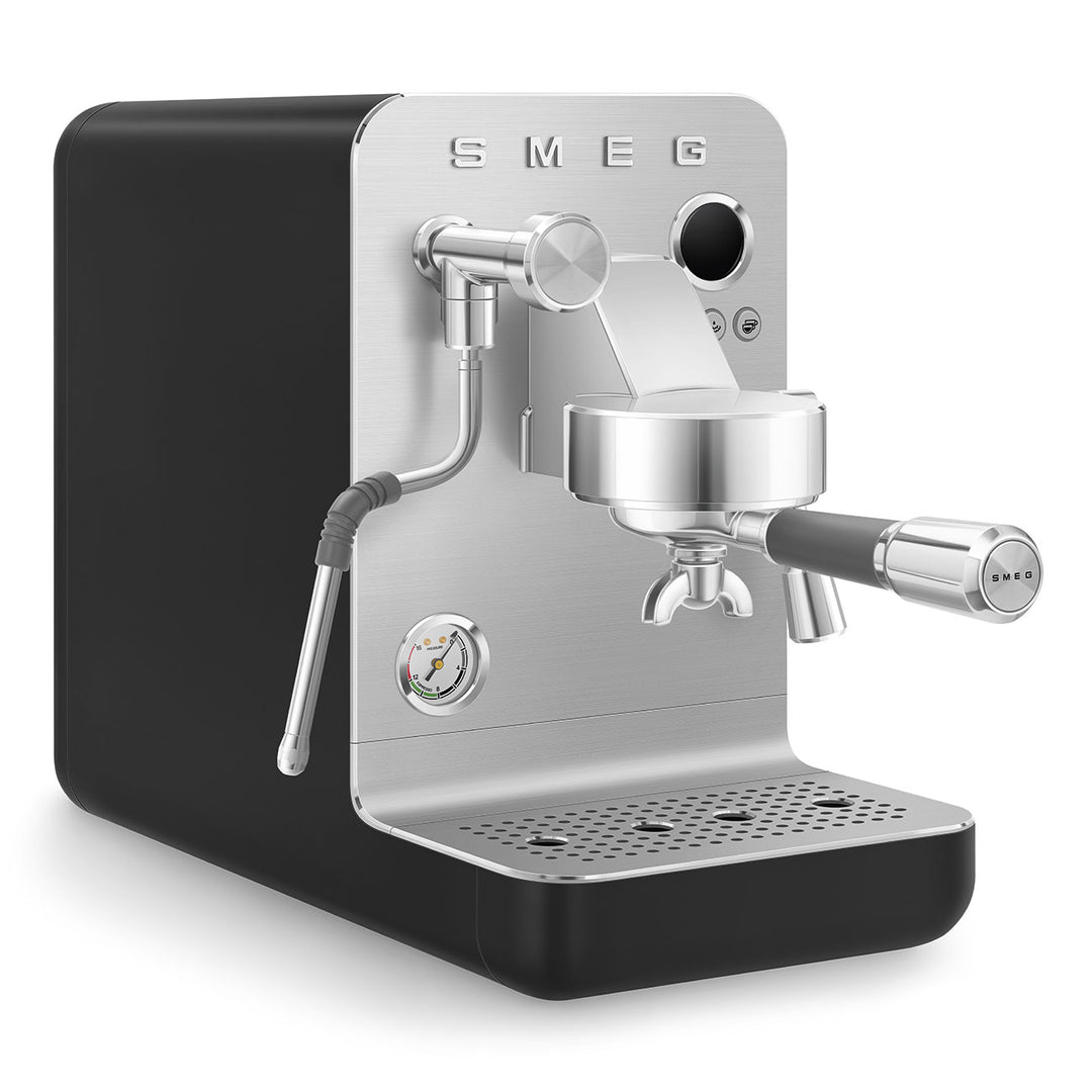 Aparat de cafea espresso manual Minipro negru, EMC02BLMEU, Smeg