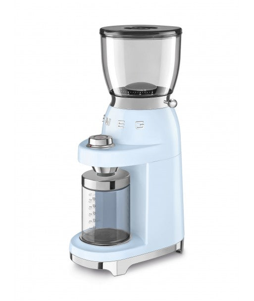 Rasnita de cafea albastru smarald, CGF01PBEU, Smeg