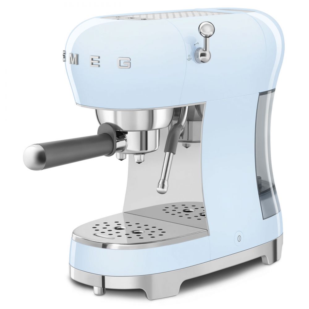 Espressor albastru de cafea ECF02PBEU, Smeg