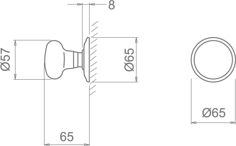 Maner usa crom lucios, 589 5SQ, Tupai