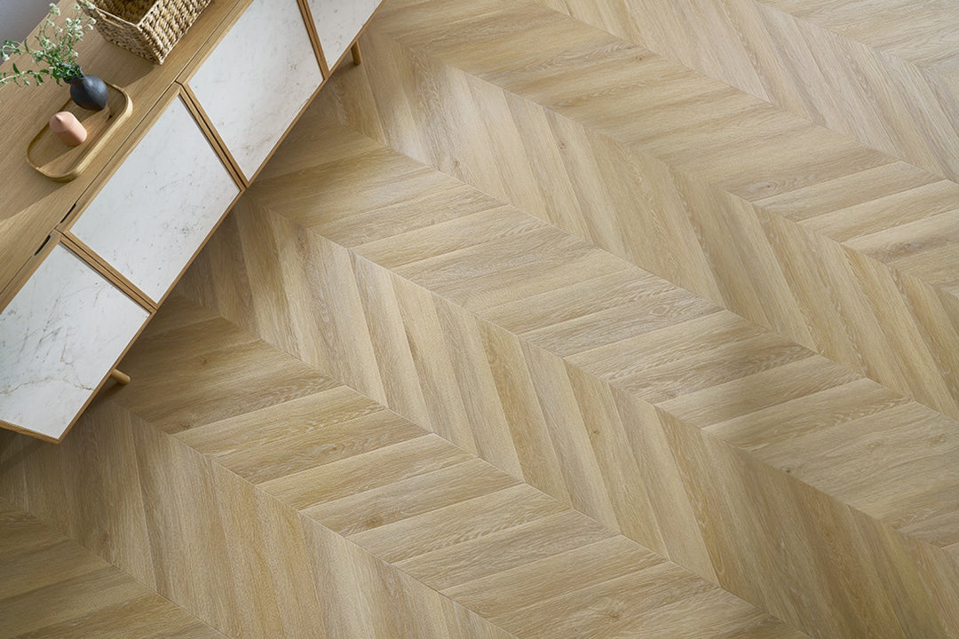 Parchet SPC, 5mm, Amaron Chevron, CLC 222, Johannes Oak, Arbiton