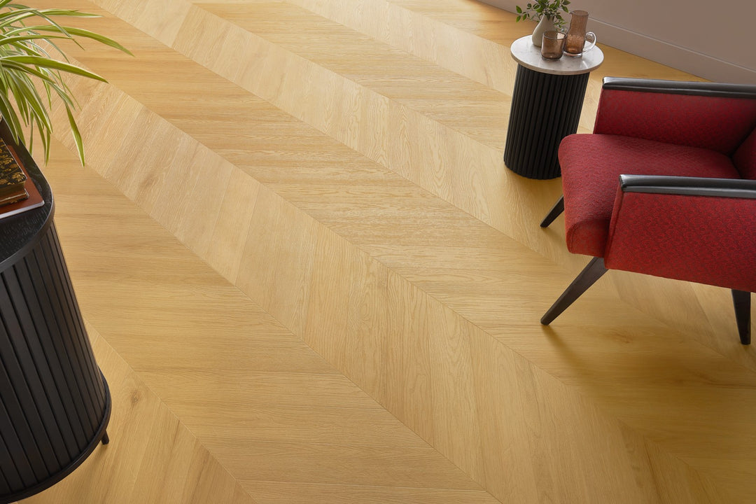 Parchet SPC, 5mm, Amaron Chevron, CLC 227, Virgin Oak, Arbiton