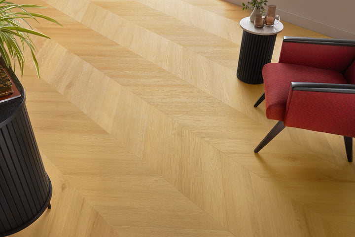 Parchet SPC, 5mm, Amaron Chevron, CLC 227, Virgin Oak, Arbiton