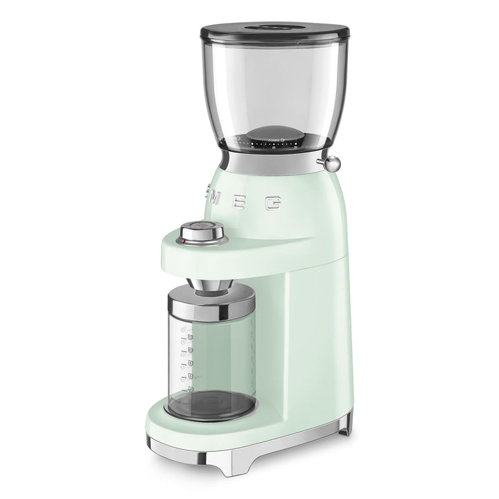 Rasnita de cafea verde smarald, CGF01PGEU, Smeg