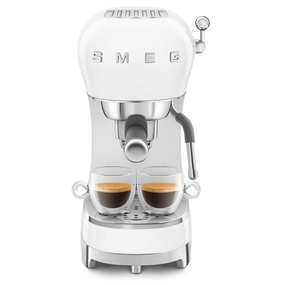 Espressor alb de cafea ECF02WHEU, Smeg