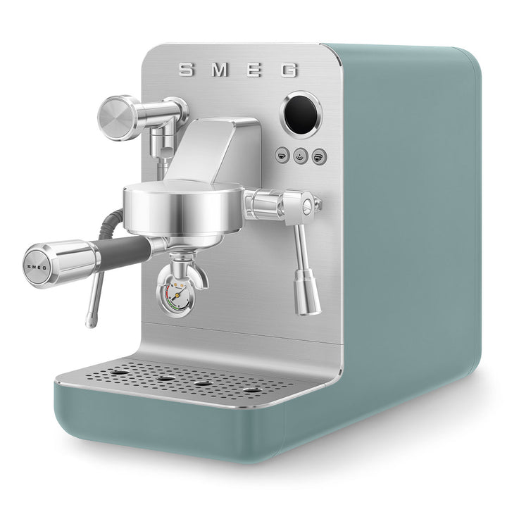 Aparat de cafea espresso manual Minipro verde smarald, EMC02EGMEU, Smeg