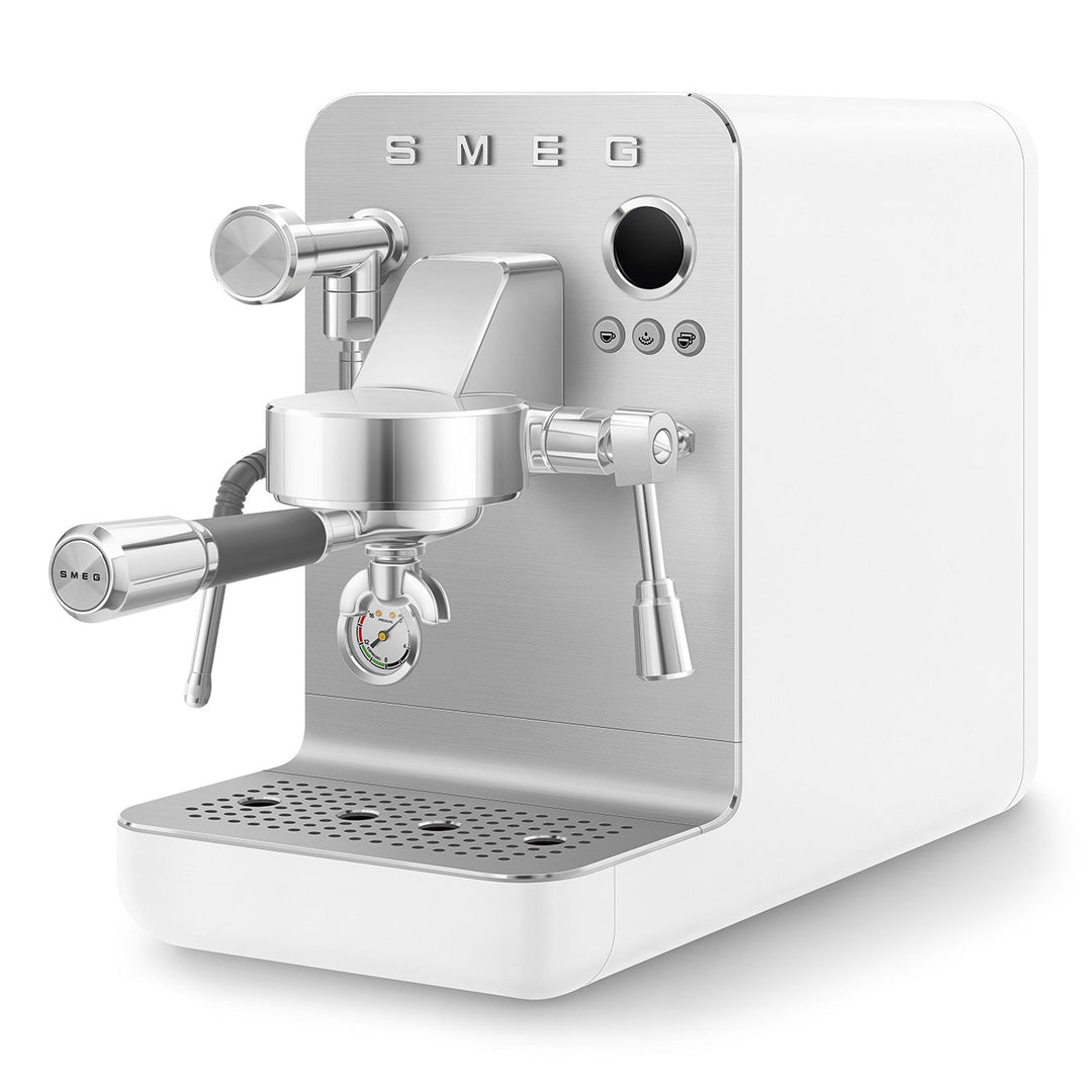 Aparat de cafea espresso manual Minipro alb, EMC02WHMEU, Smeg