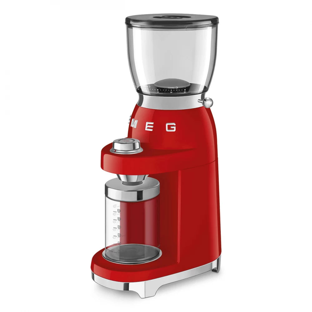 Rasnita de cafea rosie, CGF11RDEU, Smeg