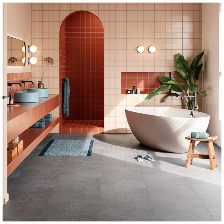 Parchet SPC Rimini 6mm, Zenn RigidClick Comfort 55 Tile, Berry Alloc
