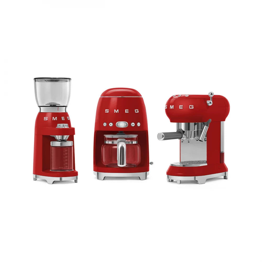 Rasnita de cafea rosie, CGF11RDEU, Smeg