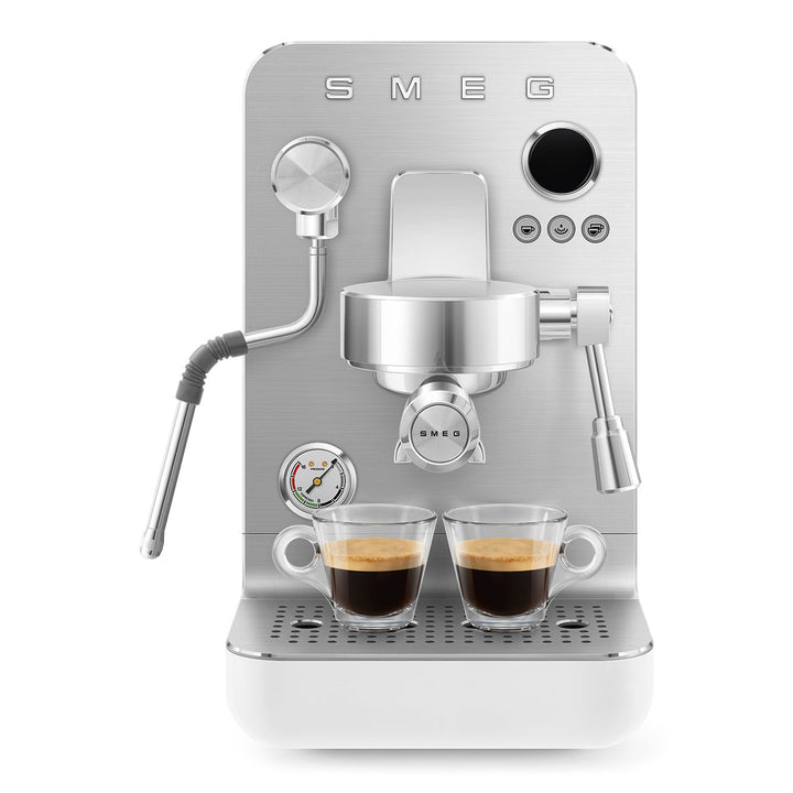 Aparat de cafea espresso manual Minipro alb, EMC02WHMEU, Smeg