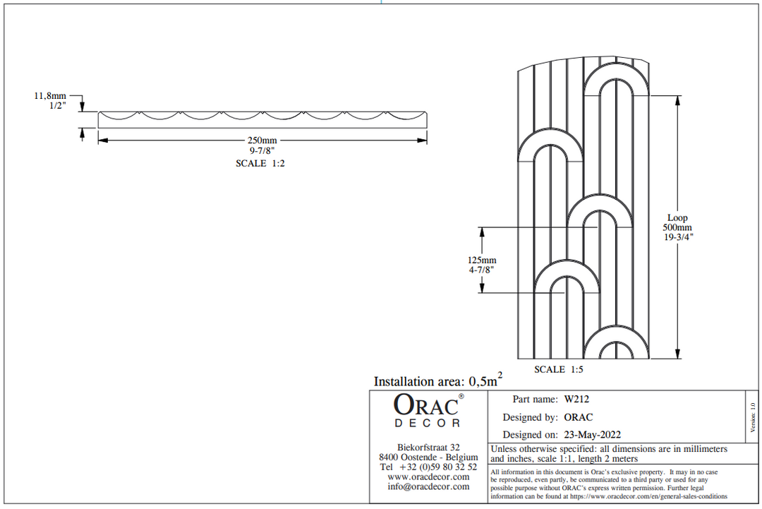 Panou decorativ 3D Alb W212, Orac