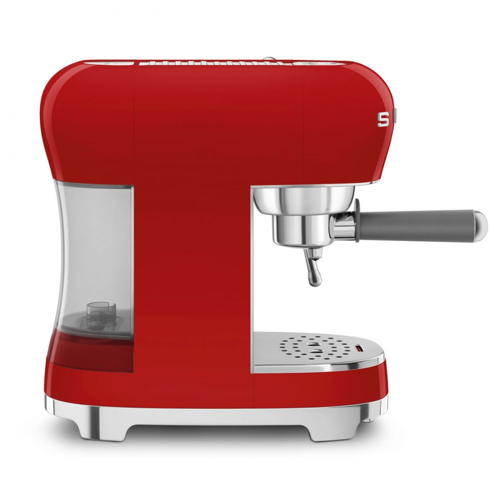 Espressor rosu de cafea ECF02RDEU, Smeg