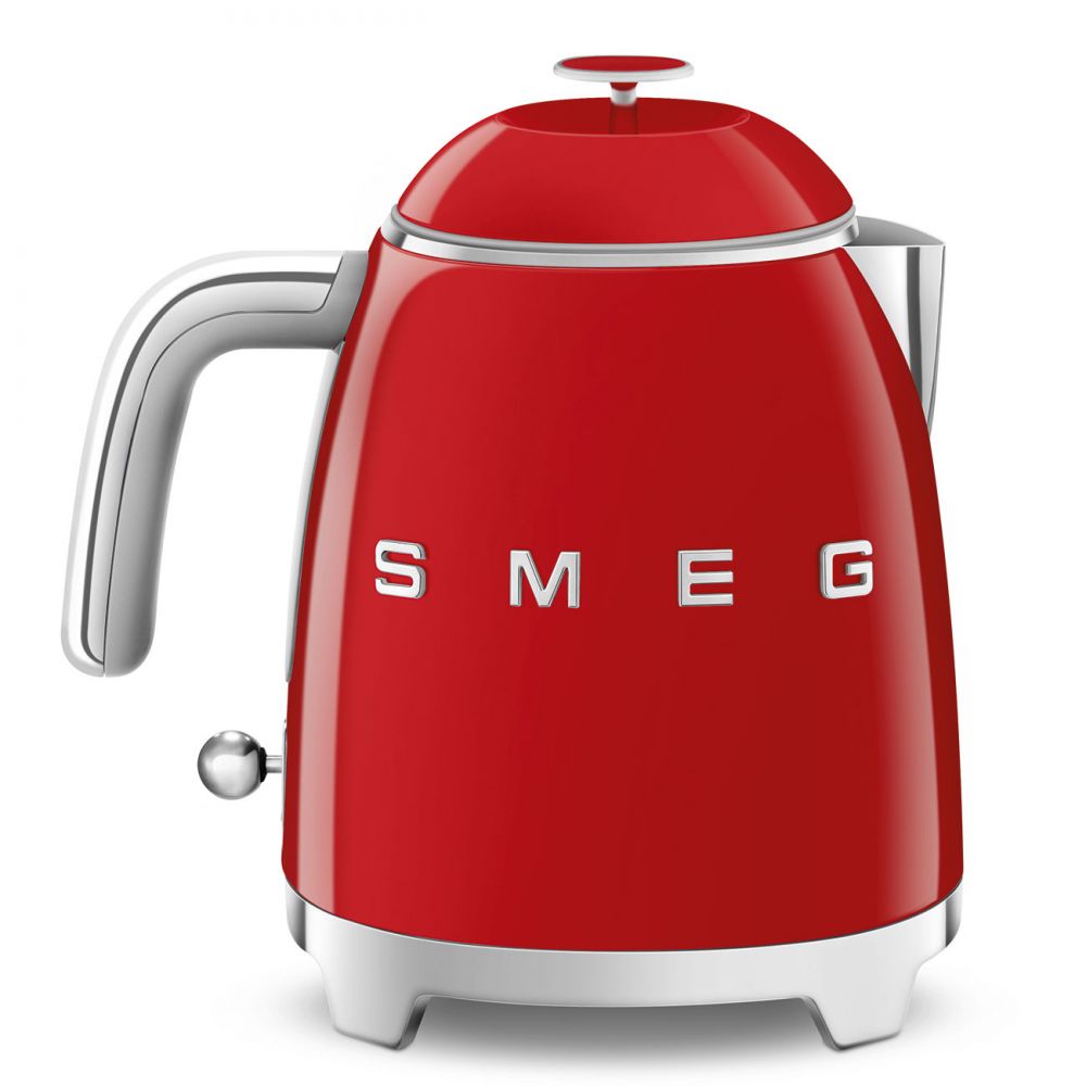 Mini fierbator de apa retro rosu, KLF05RDEU, Smeg