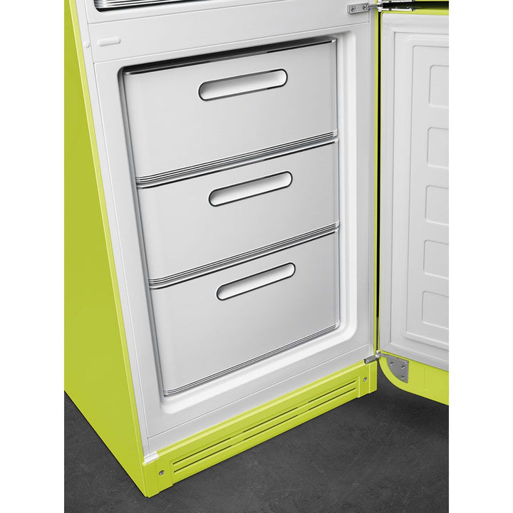 Combina frigorifica retro dreapta verde lime, FAB32RLI5, Smeg