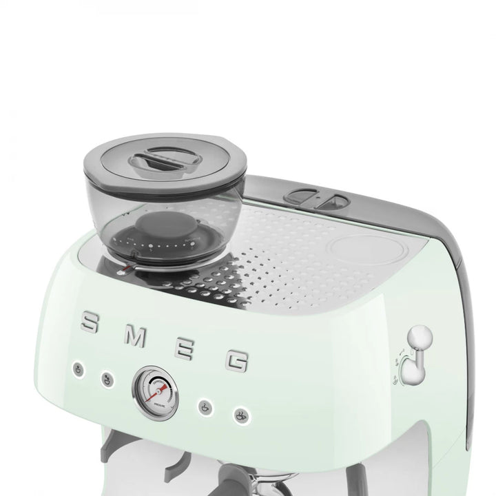 Espressor manual verde pastel 50's Style, EGF03PGEU, Smeg