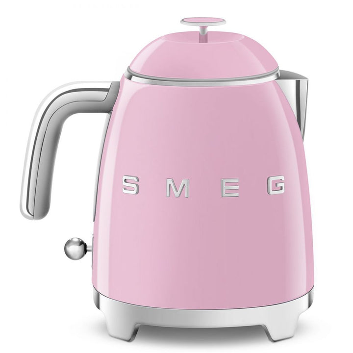 Mini fierbator de apa retro roz, KLF05PKEU, Smeg (BlackFriday)