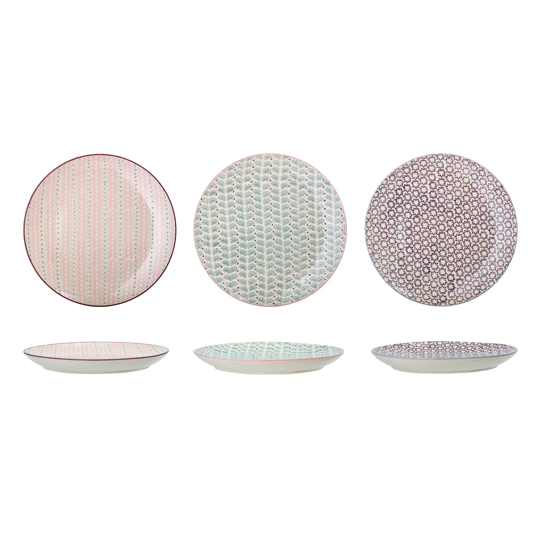 Farfurie Ceramică Multicoloră Bloomingville - Imagine 1