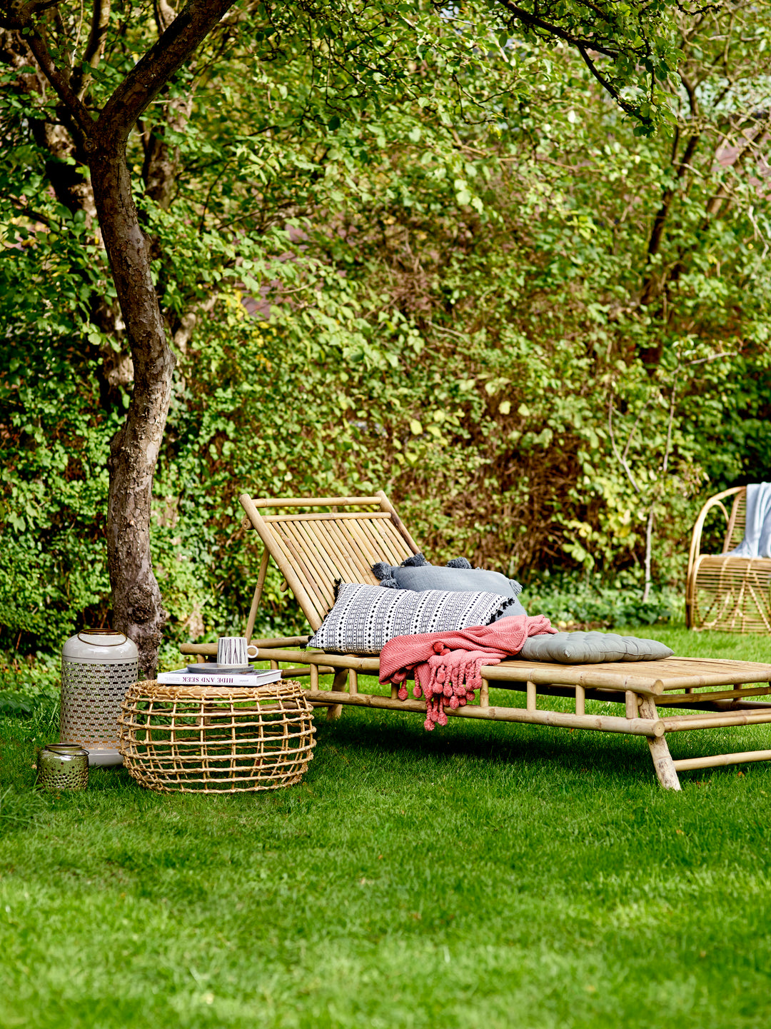 Șezlong Bambus Natural Bloomingville - Imagine 9