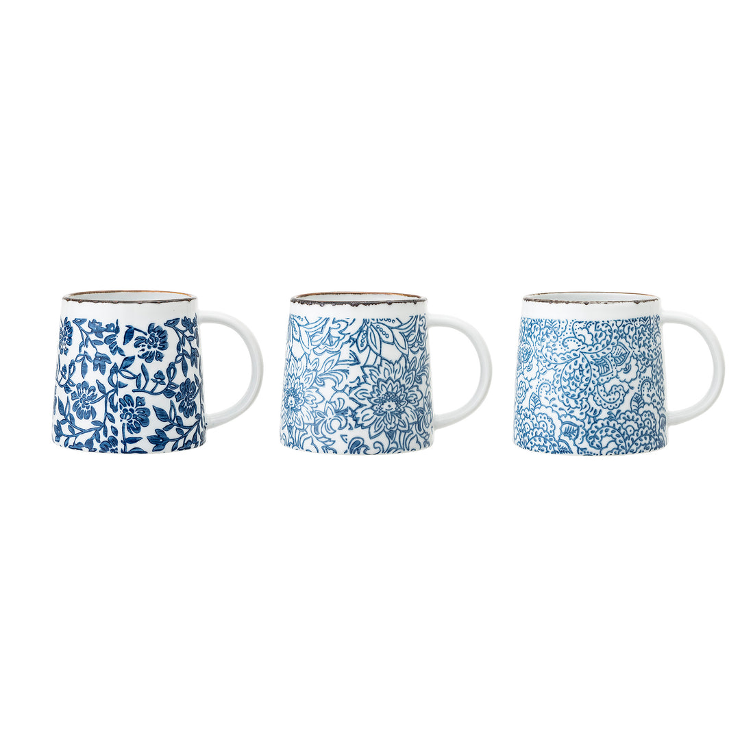 Set Căni Ceramice Albastre Bloomingville - Imagine 2