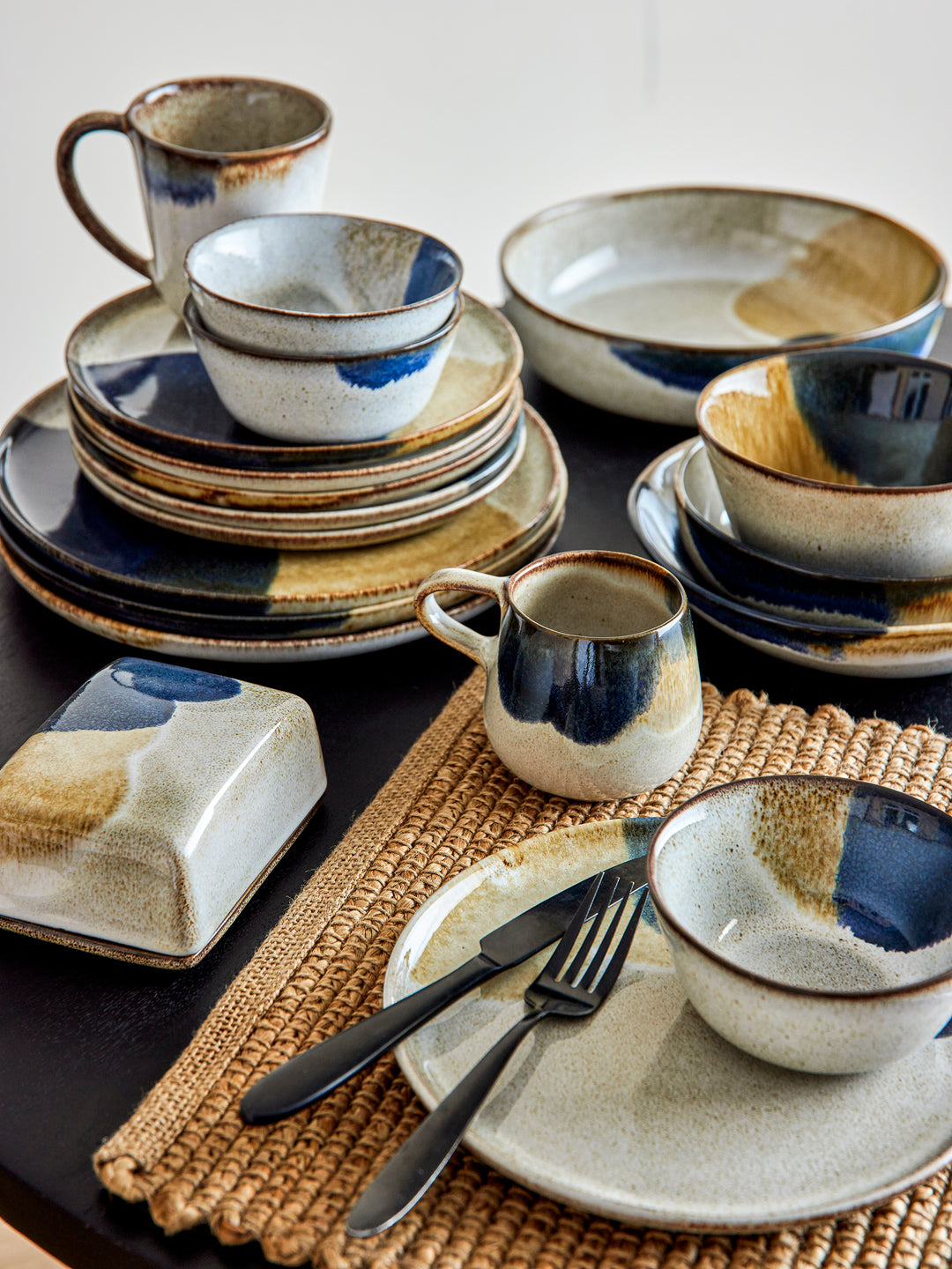 Bol Ceramică Albastru Bloomingville - Imagine 7