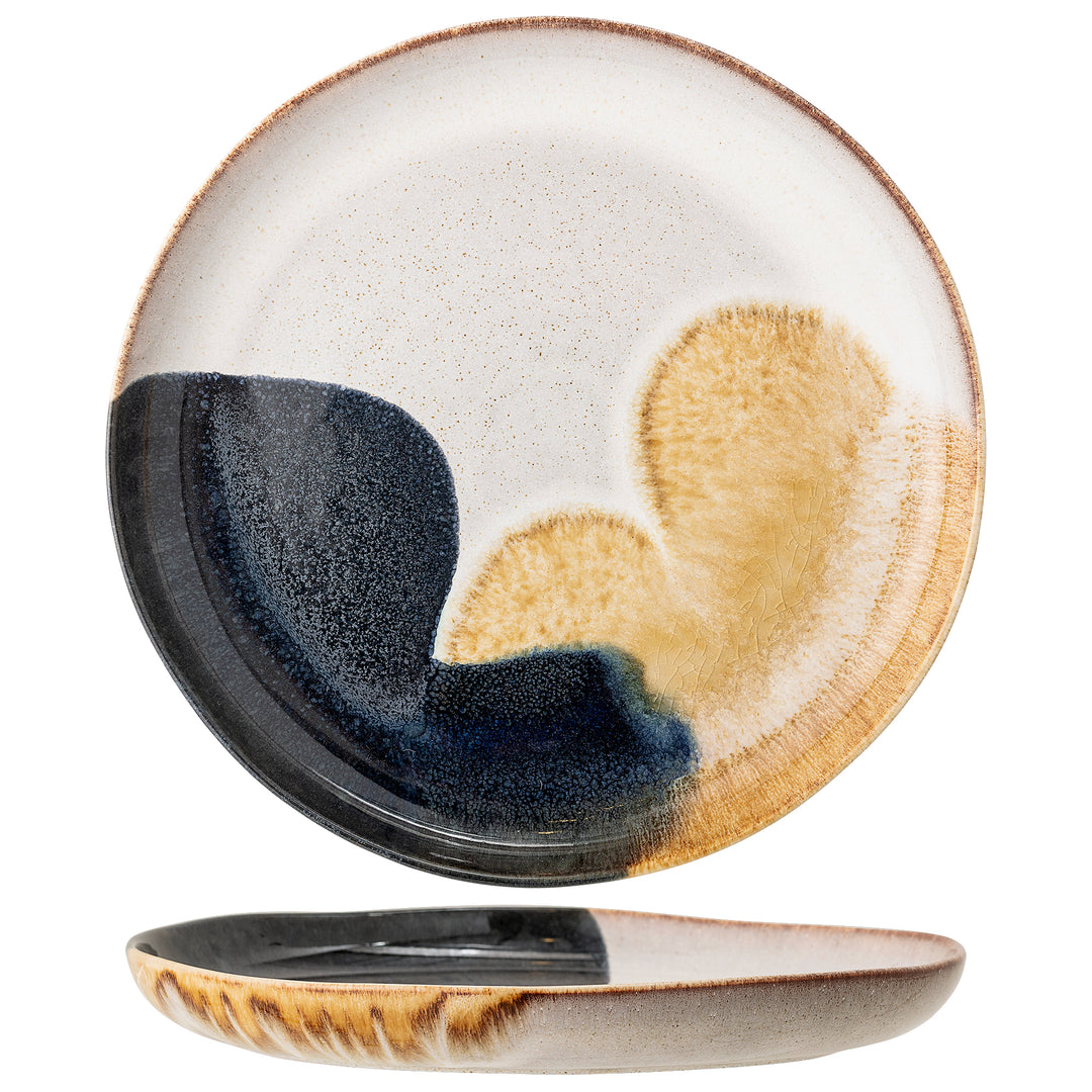 Farfurie Servire Ceramică Albastră Bloomingville - Imagine 1
