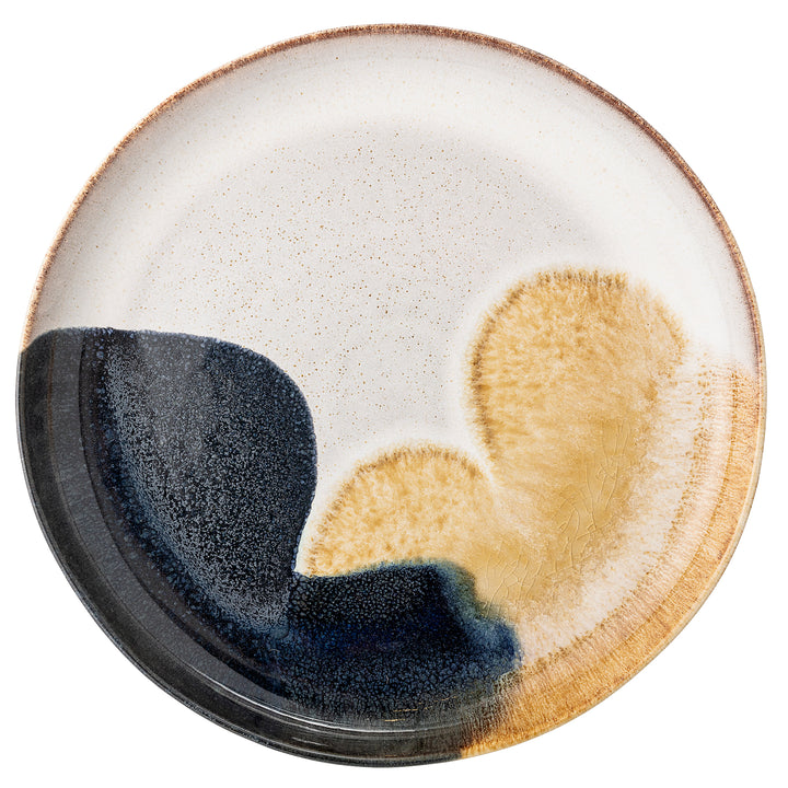 Farfurie Servire Ceramică Albastră Bloomingville - Imagine 2