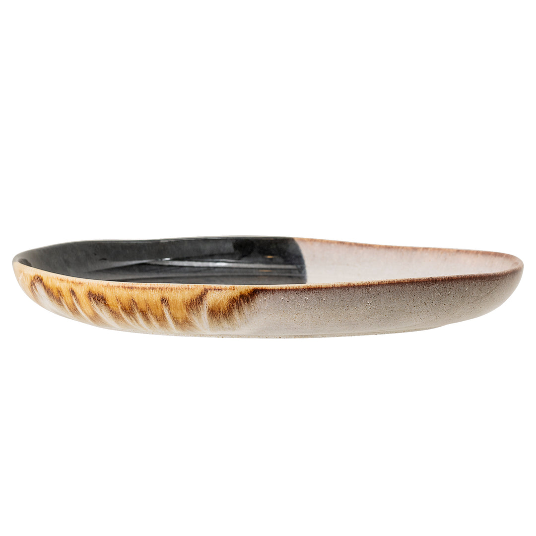 Farfurie Servire Ceramică Albastră Bloomingville - Imagine 3
