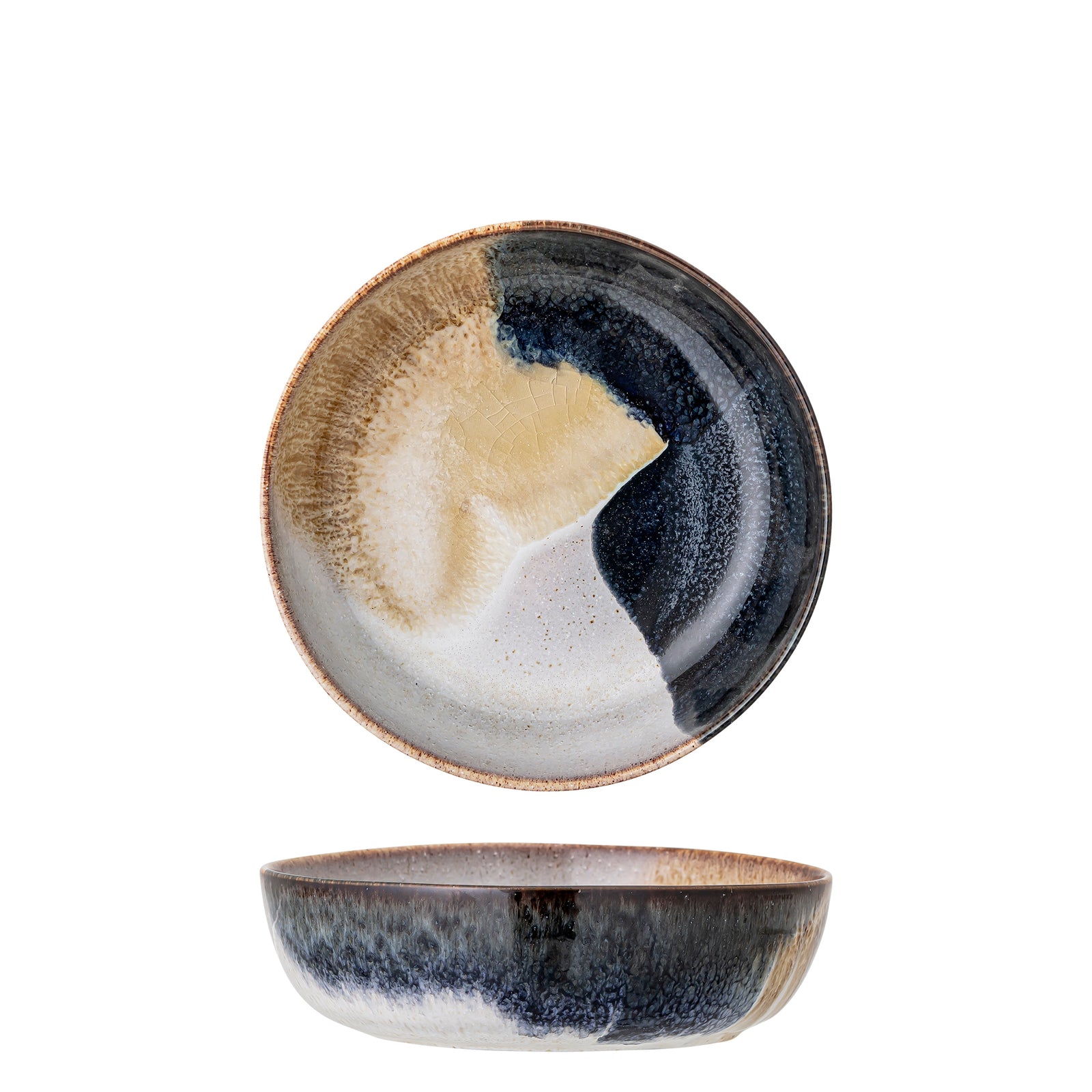 Bol Ceramică Albastră Cu Glazură Reactivă Bloomingville - Imagine 1