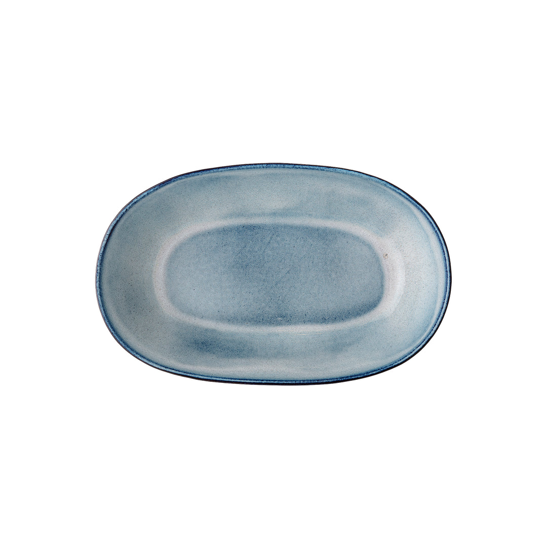 Bol Ceramic Albastru Glazurat Bloomingville - Imagine 2