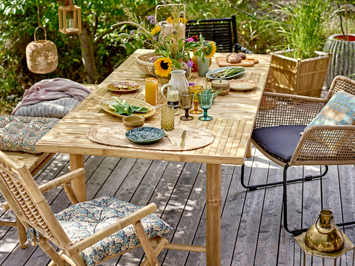 Masă Dining Bambus Natural Bloomingville - Imagine 9