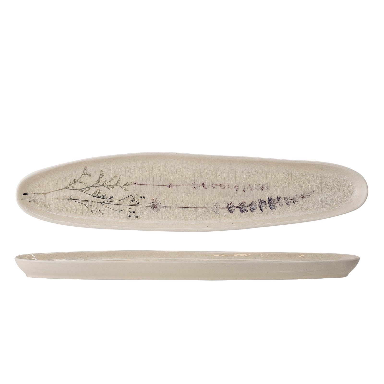 Platou Servire Ceramică Natural Bloomingville - Imagine 1