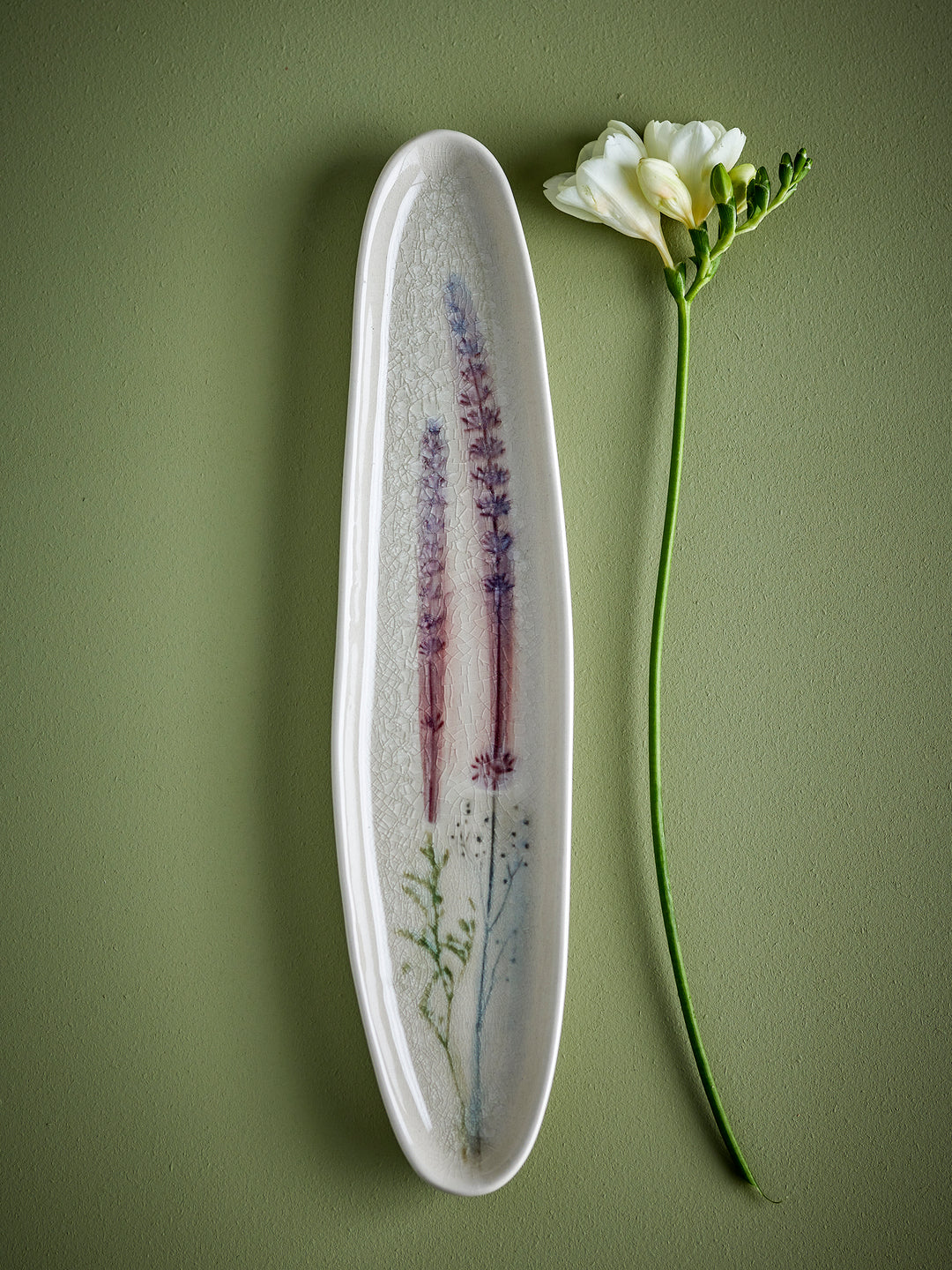 Platou Servire Ceramică Natural Bloomingville - Imagine 4