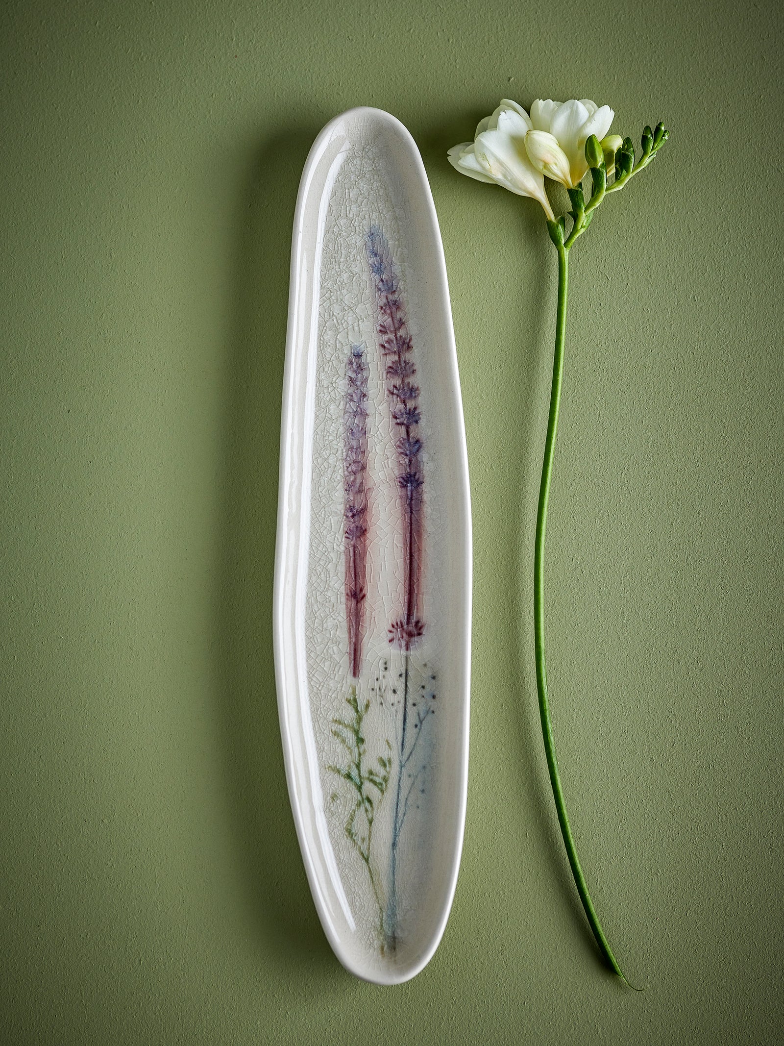 Platou Servire Ceramică Natural Bloomingville - Imagine 4