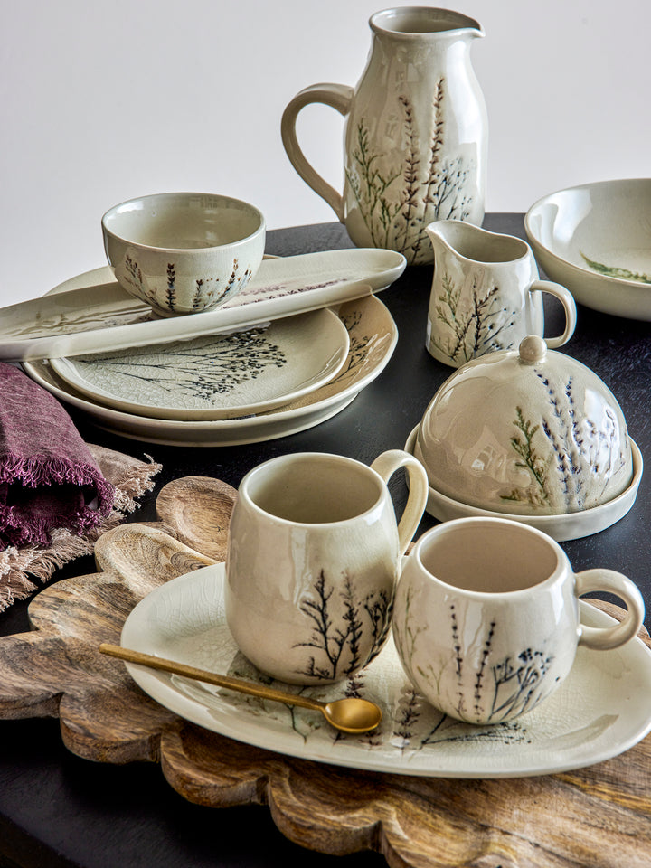 Platou Servire Ceramică Natural Bloomingville - Imagine 7