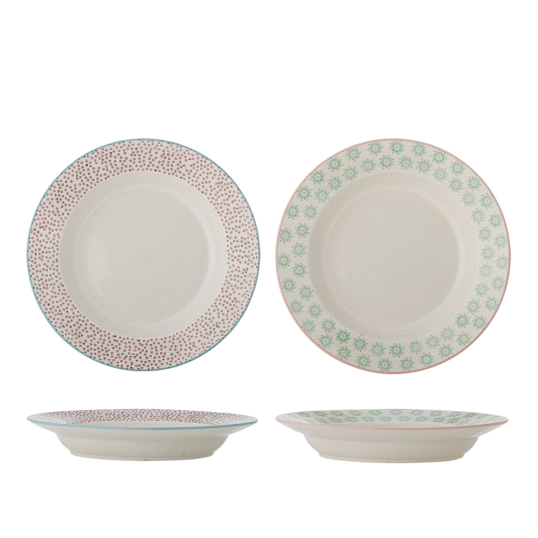 Farfurie Adâncă Ceramică Multicoloră Bloomingville - Imagine 1