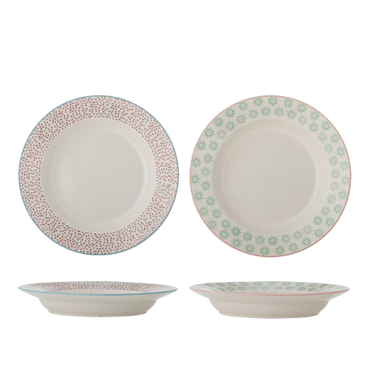 Farfurie Adâncă Ceramică Multicoloră Bloomingville - Imagine 1