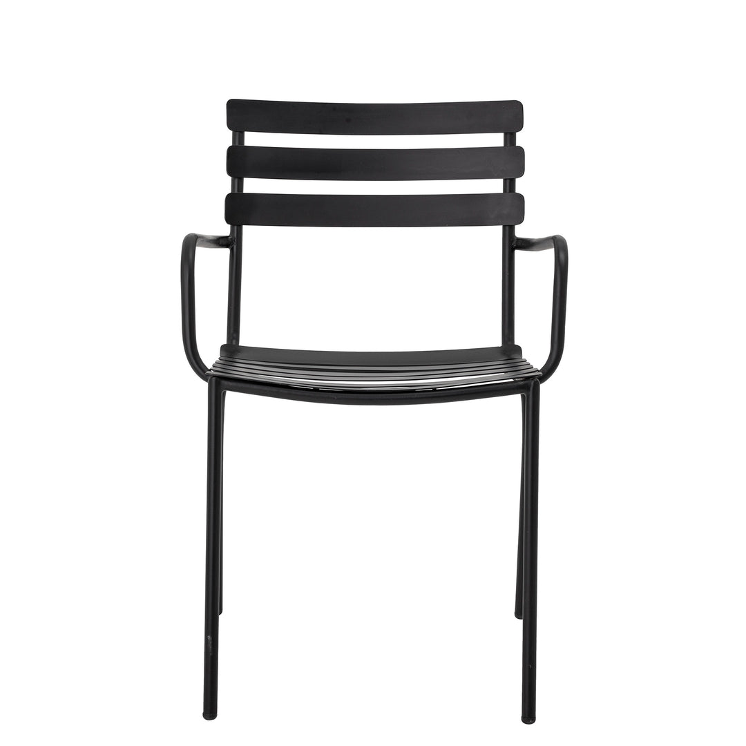 Scaun Dining Metal Negru Bloomingville - Imagine 1