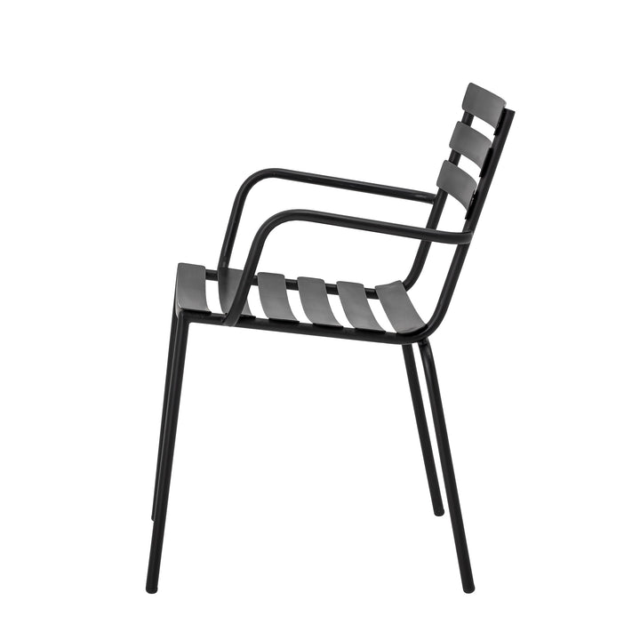Scaun Dining Metal Negru Bloomingville - Imagine 2