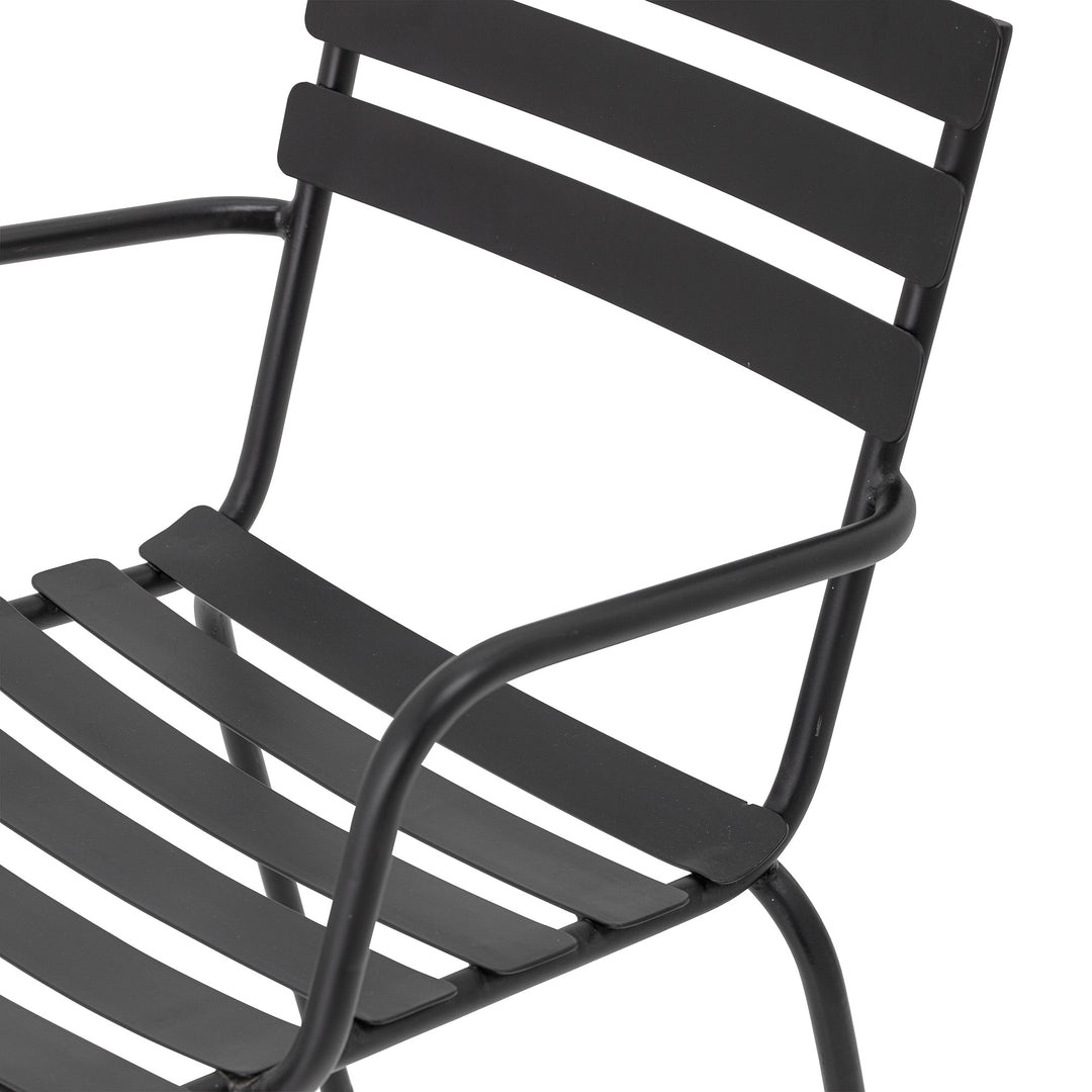 Scaun Dining Metal Negru Bloomingville - Imagine 4