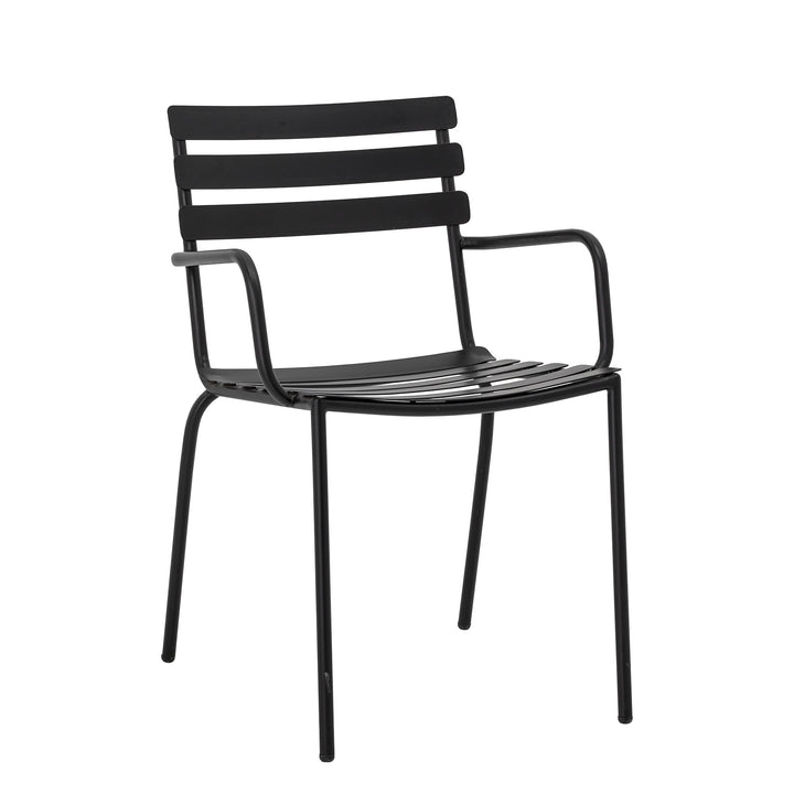 Scaun Dining Metal Negru Bloomingville - Imagine 5