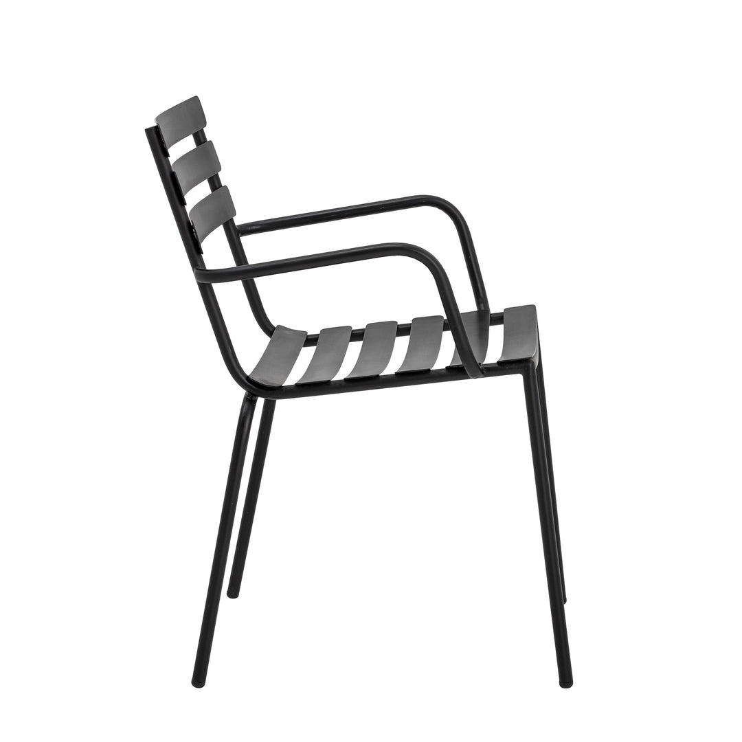 Scaun Dining Metal Negru Bloomingville - Imagine 6