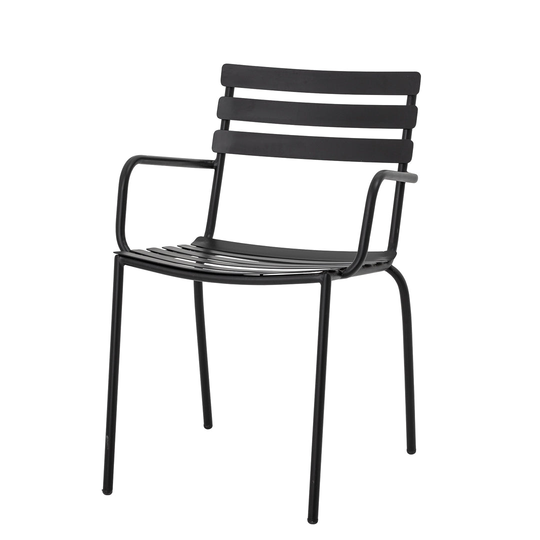 Scaun Dining Metal Negru Bloomingville - Imagine 7