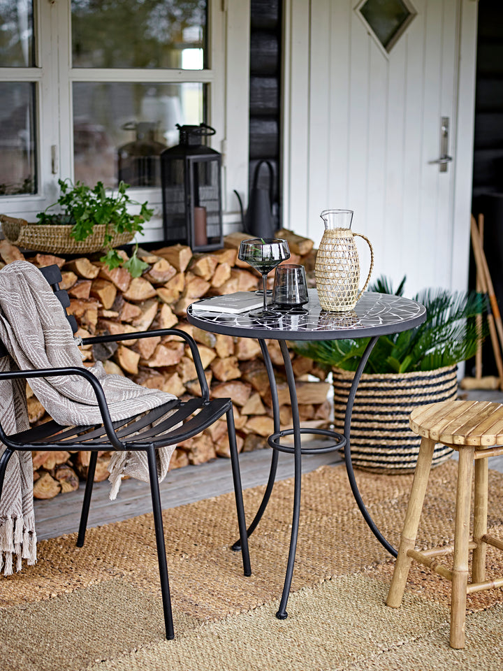 Scaun Dining Metal Negru Bloomingville - Imagine 10